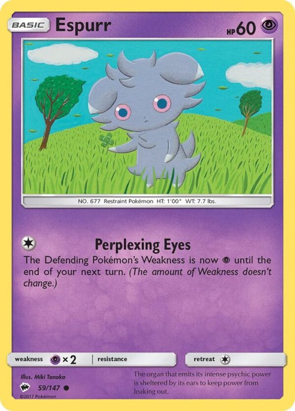 Espurr 59/147 Normal SM – Burning Shadows