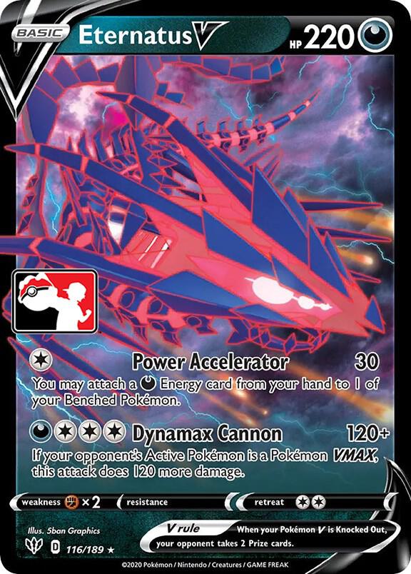 Eternatus V 116/189 Holofoil Prize Pack Series Cards