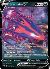 Eternatus V | 116/189 | Holofoil | SWSH03: Darkness Ablaze
