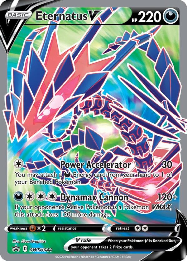 Eternatus V SWSH044 Holofoil SWSH: Sword & Shield Promo Cards