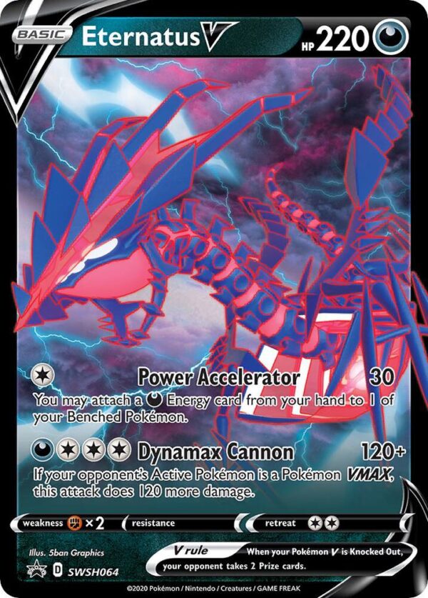 Eternatus V SWSH064 Holofoil SWSH: Sword & Shield Promo Cards