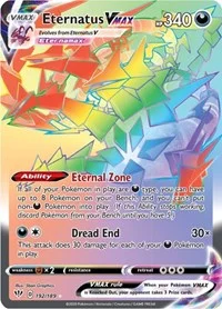 Eternatus VMAX (Secret) | 192/189 | Holofoil | SWSH03: Darkness Ablaze