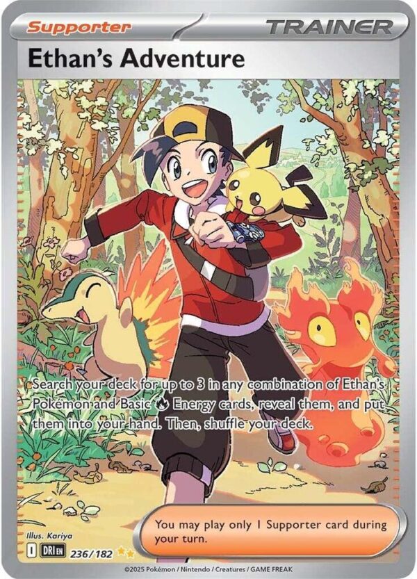 Ethan’s Adventure 236/182 Holofoil SV10: Destined Rivals