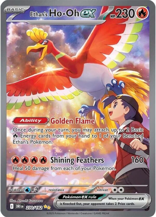 Ethan’s Ho-Oh ex 230/182 Holofoil SV10: Destined Rivals Ethan’s Ho-Oh ex 230/182 Holofoil SV10: Destined Rivals