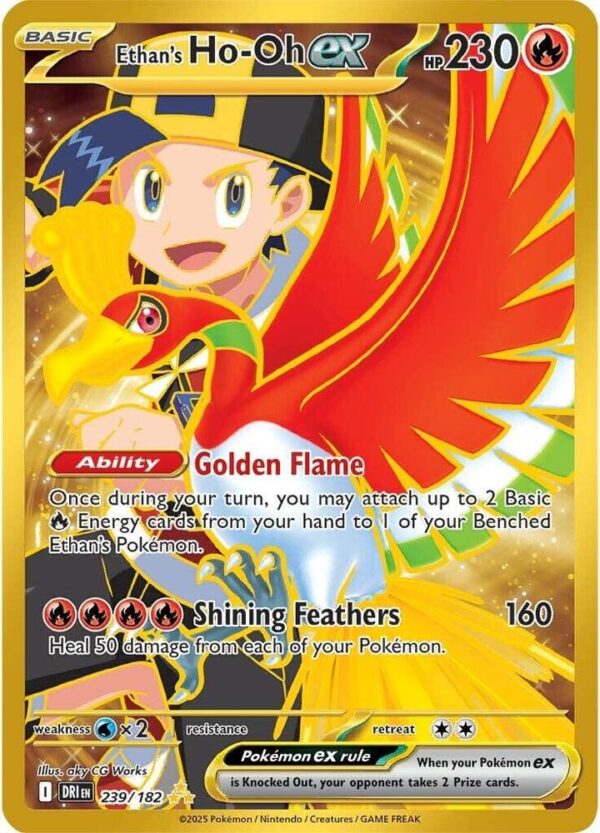 Ethan’s Ho-Oh ex 239/182 Holofoil SV10: Destined Rivals Ethan’s Ho-Oh ex 239/182 Holofoil SV10: Destined Rivals
