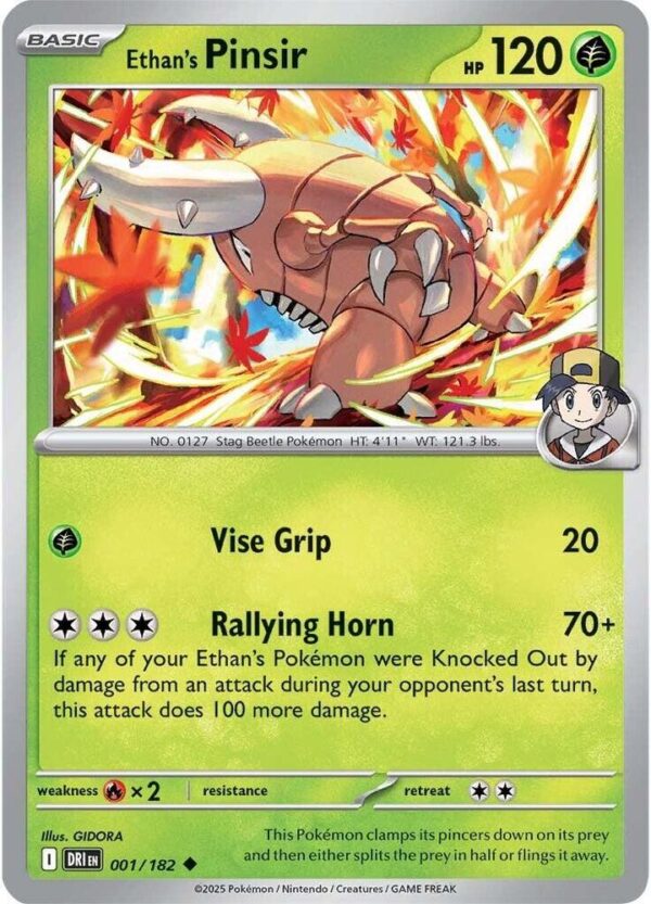 Ethan’s Pinsir 001/182 Normal SV10: Destined Rivals Ethan’s Pinsir 001/182 Normal SV10: Destined Rivals