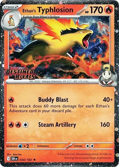 Ethan’s Typhlosion (Prerelease) 034/182 Holofoil Miscellaneous Cards & Products