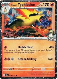 Ethan's Typhlosion (Prerelease) | 034/182 | Holofoil | Miscellaneous Cards & Products