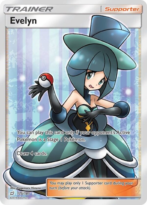 Evelyn (Full Art) 175/181 Holofoil SM – Team Up