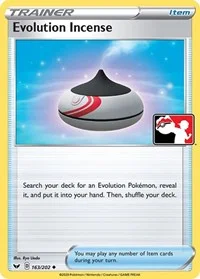 Evolution Incense | 163/202 | Normal | Prize Pack Series Cards