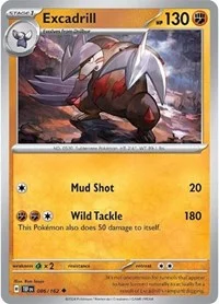 Excadrill | 086/162 | Reverse Holofoil | SV05: Temporal Forces