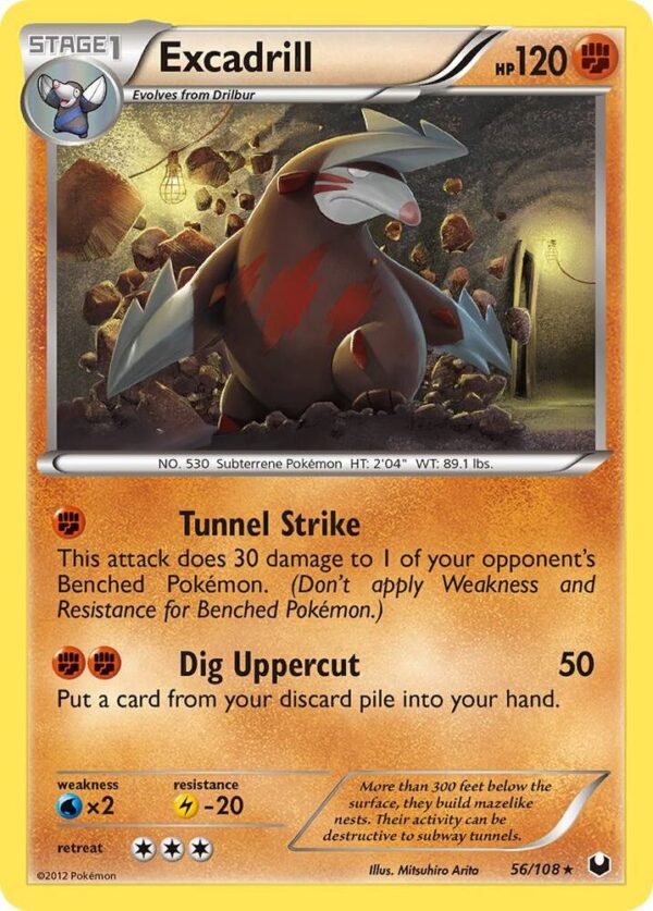 Excadrill (56) 56/108 Normal Dark Explorers