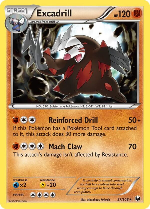 Excadrill (57) 57/108 Normal Dark Explorers