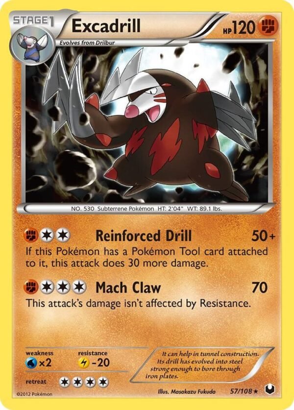 Excadrill (57) 57/108 Reverse Holofoil Dark Explorers