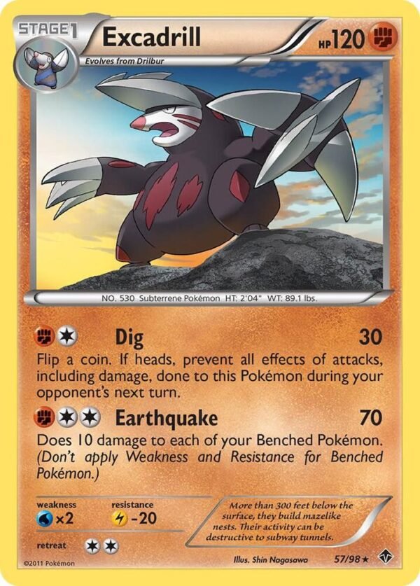 Excadrill (57) 57/98 Normal Emerging Powers Excadrill (57) 57/98 Normal Emerging Powers