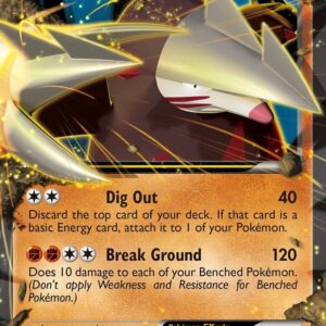 Excadrill EX 82/113 Holofoil Legendary Treasures Excadrill EX 82/113 Holofoil Legendary Treasures