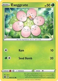 Exeggcute | 001/172 | Reverse Holofoil | SWSH09: Brilliant Stars
