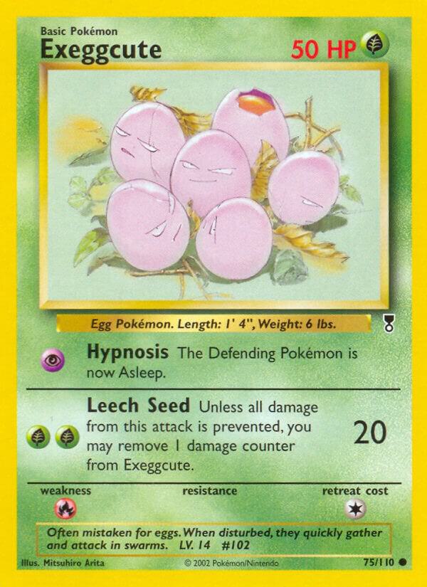Exeggcute 075/110 Reverse Holofoil Legendary Collection Exeggcute 075/110 Reverse Holofoil Legendary Collection