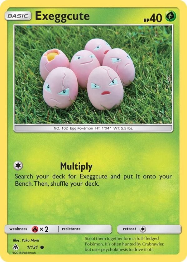 Exeggcute 1/131 Reverse Holofoil SM – Forbidden Light
