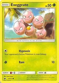 Exeggcute | 4/111 | Reverse Holofoil | SM - Crimson Invasion Exeggcute | 4/111 | Reverse Holofoil | SM - Crimson Invasion