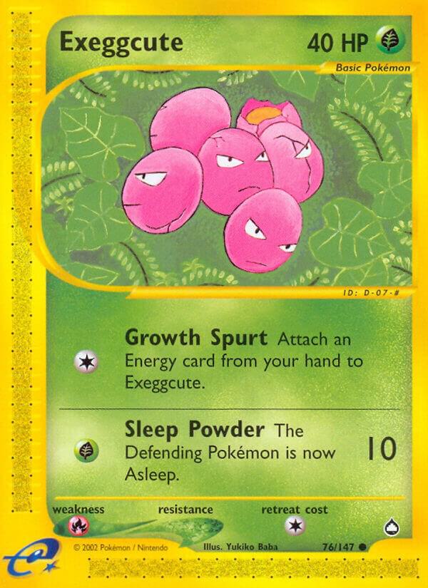 Exeggcute (76) 076/147 Reverse Holofoil Aquapolis