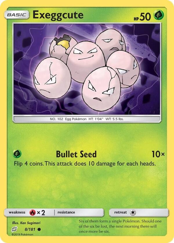 Exeggcute 8/181 Normal SM – Team Up
