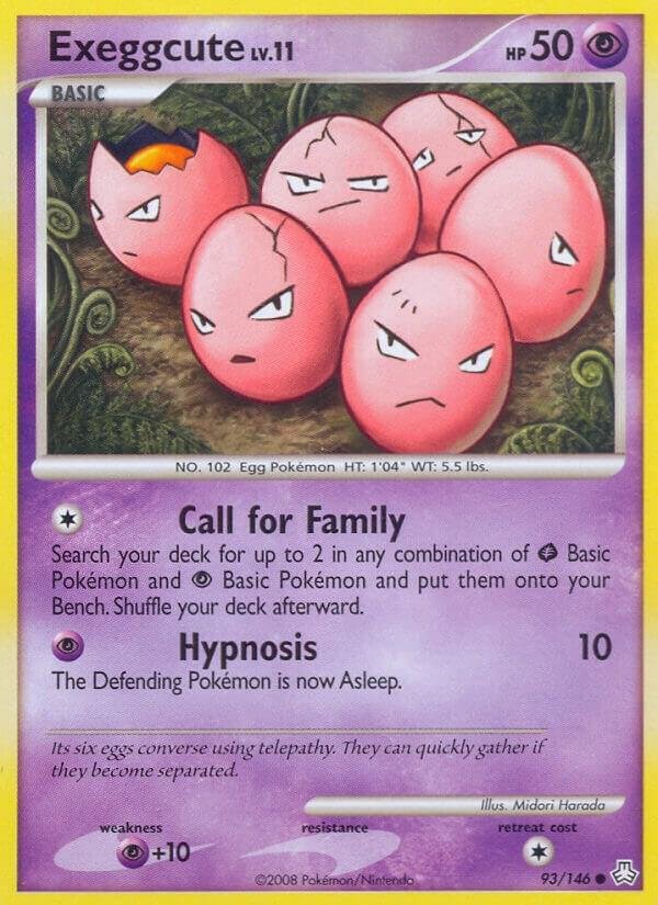 Exeggcute 93/146 Reverse Holofoil Legends Awakened Exeggcute 93/146 Reverse Holofoil Legends Awakened