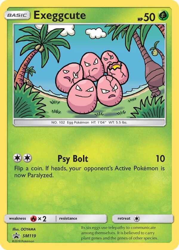 Exeggcute SM119 Holofoil SM Promos Exeggcute SM119 Holofoil SM Promos