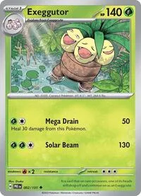 Exeggutor | 002/131 | Normal | SV: Prismatic Evolutions Exeggutor | 002/131 | Normal | SV: Prismatic Evolutions