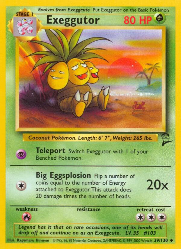 Exeggutor 039/130 Normal Base Set 2