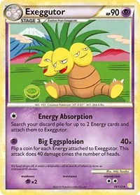 Exeggutor | 18/123 | Reverse Holofoil | HeartGold SoulSilver