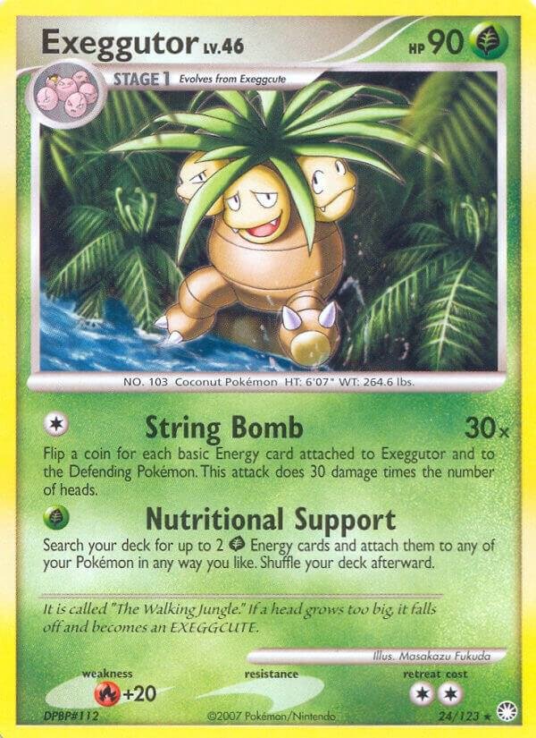 Exeggutor 24/123 Normal Mysterious Treasures Exeggutor 24/123 Normal Mysterious Treasures