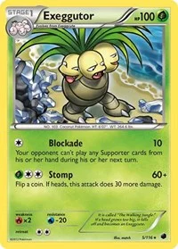 Exeggutor | 5/116 | Reverse Holofoil | Plasma Freeze