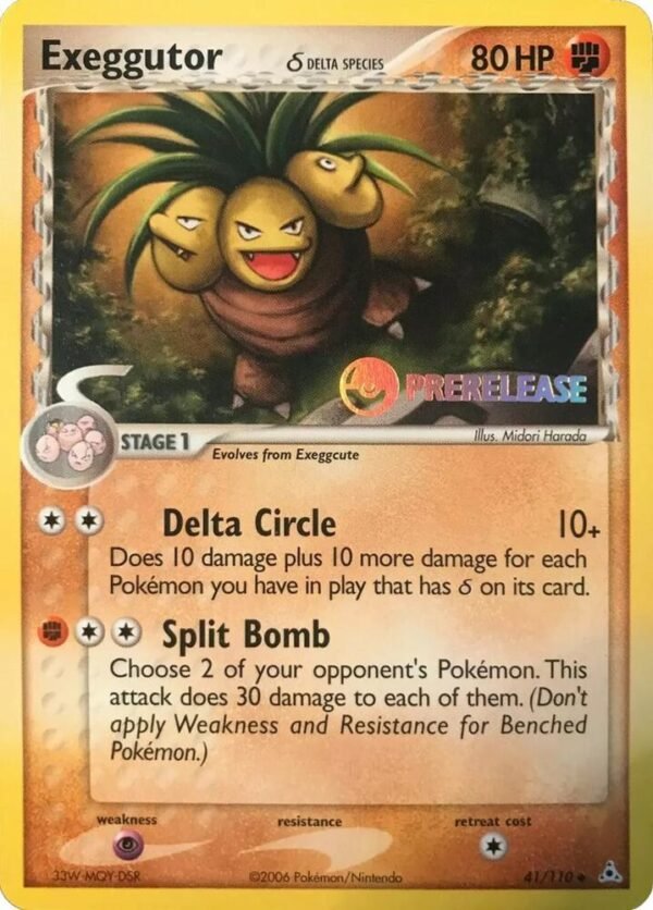 Exeggutor (Delta Species) 41/110 (Prerelease) Normal Nintendo Promos