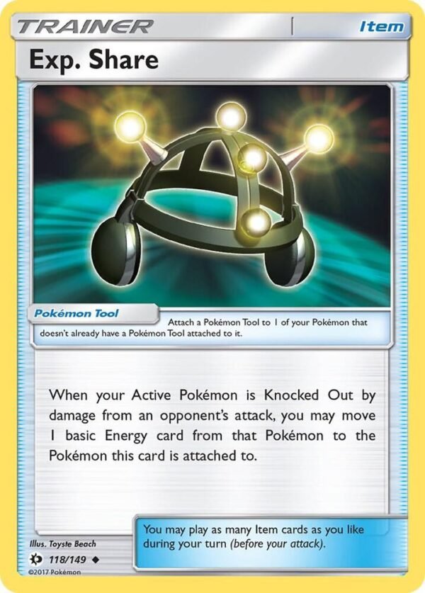 Exp. Share 118/149 Normal SM Base Set