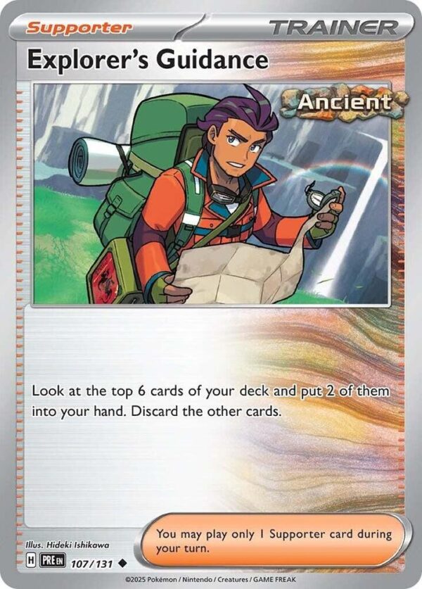 Explorer’s Guidance 107/131 Normal SV: Prismatic Evolutions Explorer’s Guidance 107/131 Normal SV: Prismatic Evolutions