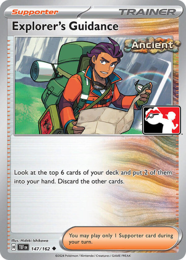 Explorer’s Guidance 147/162 Holofoil Prize Pack Series Cards
