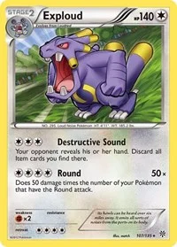 Exploud | 107/135 | Reverse Holofoil | Plasma Storm