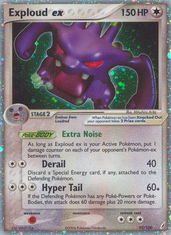 Exploud ex 92/100 Holofoil Crystal Guardians