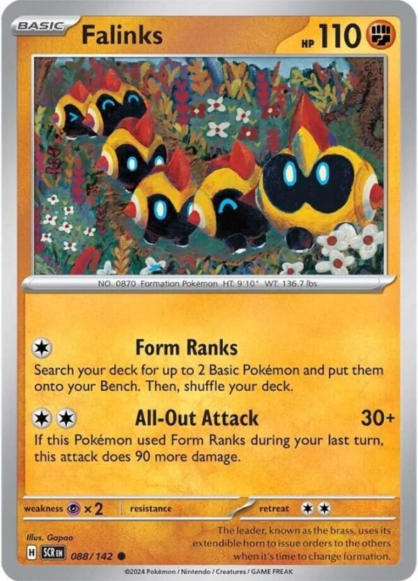 Falinks 088/142 Normal SV07: Stellar Crown Falinks 088/142 Normal SV07: Stellar Crown