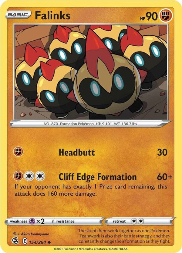 Falinks (154) 154/264 Reverse Holofoil SWSH08: Fusion Strike