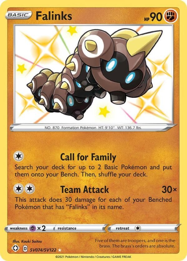 Falinks SV074/SV122 Holofoil Shining Fates: Shiny Vault Falinks SV074/SV122 Holofoil Shining Fates: Shiny Vault