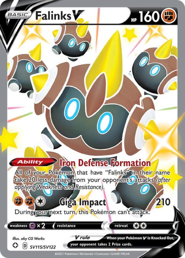 Falinks V SV115/SV122 Holofoil Shining Fates: Shiny Vault