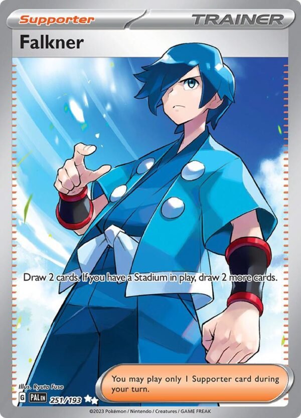 Falkner 251/193 Holofoil SV02: Paldea Evolved Falkner 251/193 Holofoil SV02: Paldea Evolved