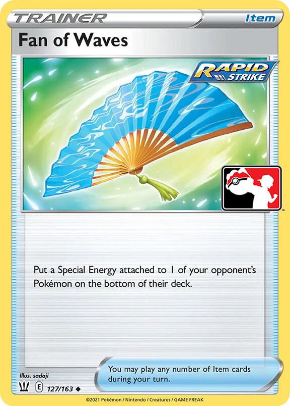 Fan of Waves 127/163 Normal Prize Pack Series Cards