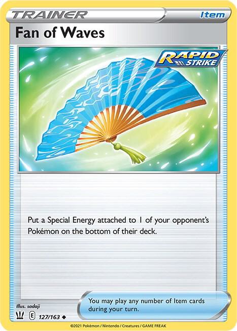Fan of Waves 127/163 Reverse Holofoil SWSH05: Battle Styles