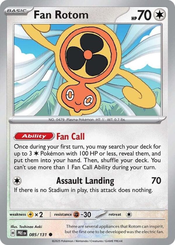 Fan Rotom 085/131 Normal SV: Prismatic Evolutions