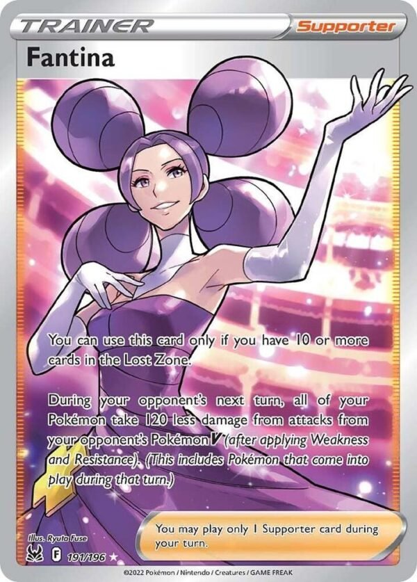 Fantina (Full Art) 191/196 Holofoil SWSH11: Lost Origin