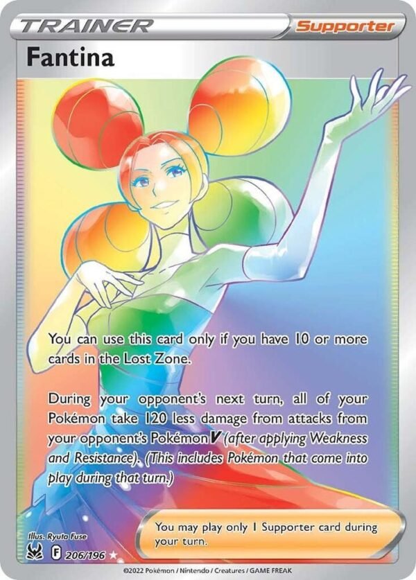 Fantina (Secret) 206/196 Holofoil SWSH11: Lost Origin