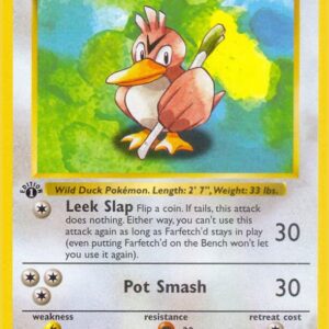 Farfetch’d 027/102 1st Edition Base Set (Shadowless)